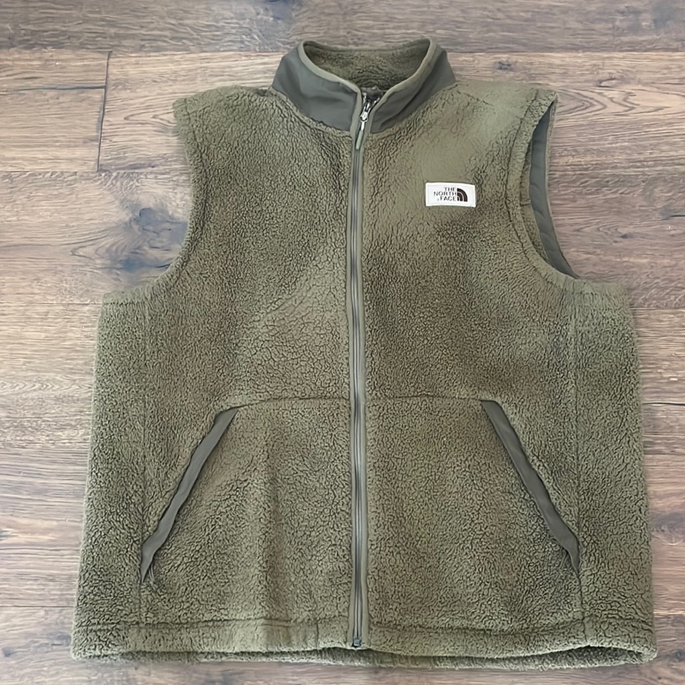 THE NORTH FACE fleece full zip vest